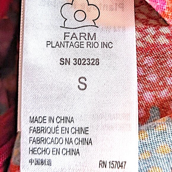 Farm Rio floral multicolour velvet boho hippie jumpsuit W S NWT - Picture 14 of 15